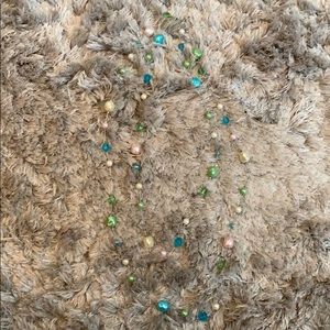 Multi colored long necklace